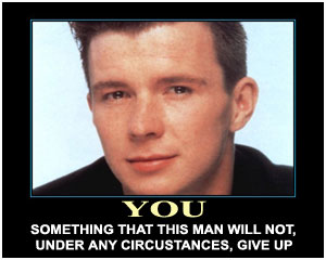 Rickroll Cartoons and Comics - funny pictures from CartoonStock